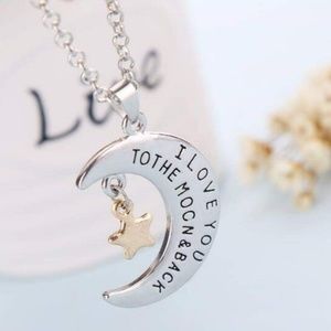 Necklace - To the Moon Silver
